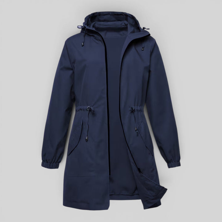 Selina | Women’s Lightweight Hooded Rain Jacket with Adjustable Waist