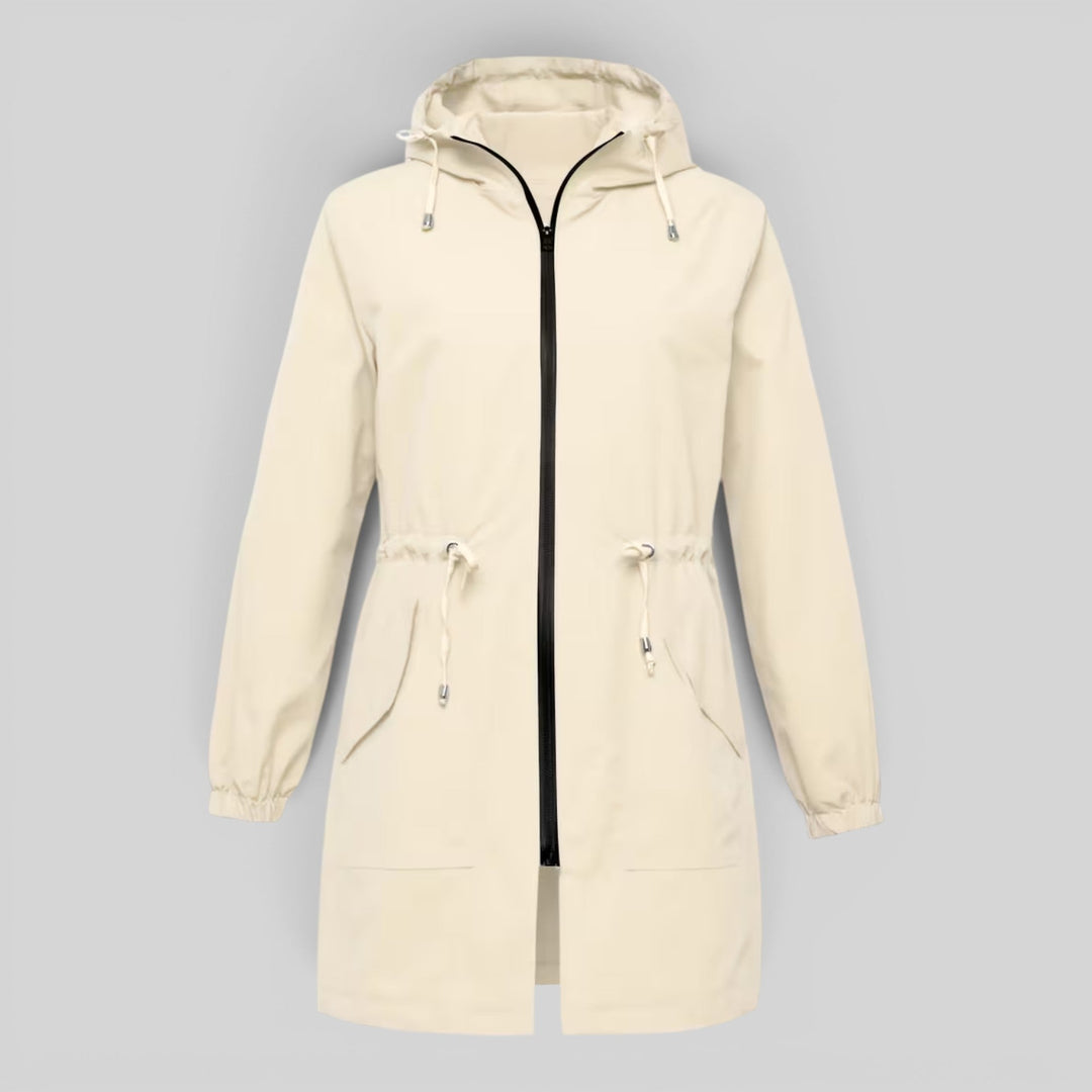 Selina | Women’s Lightweight Hooded Rain Jacket with Adjustable Waist