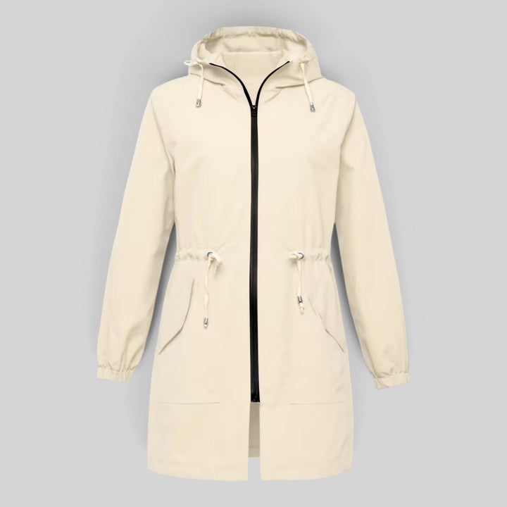 Selina | Women’s Lightweight Hooded Rain Jacket with Adjustable Waist