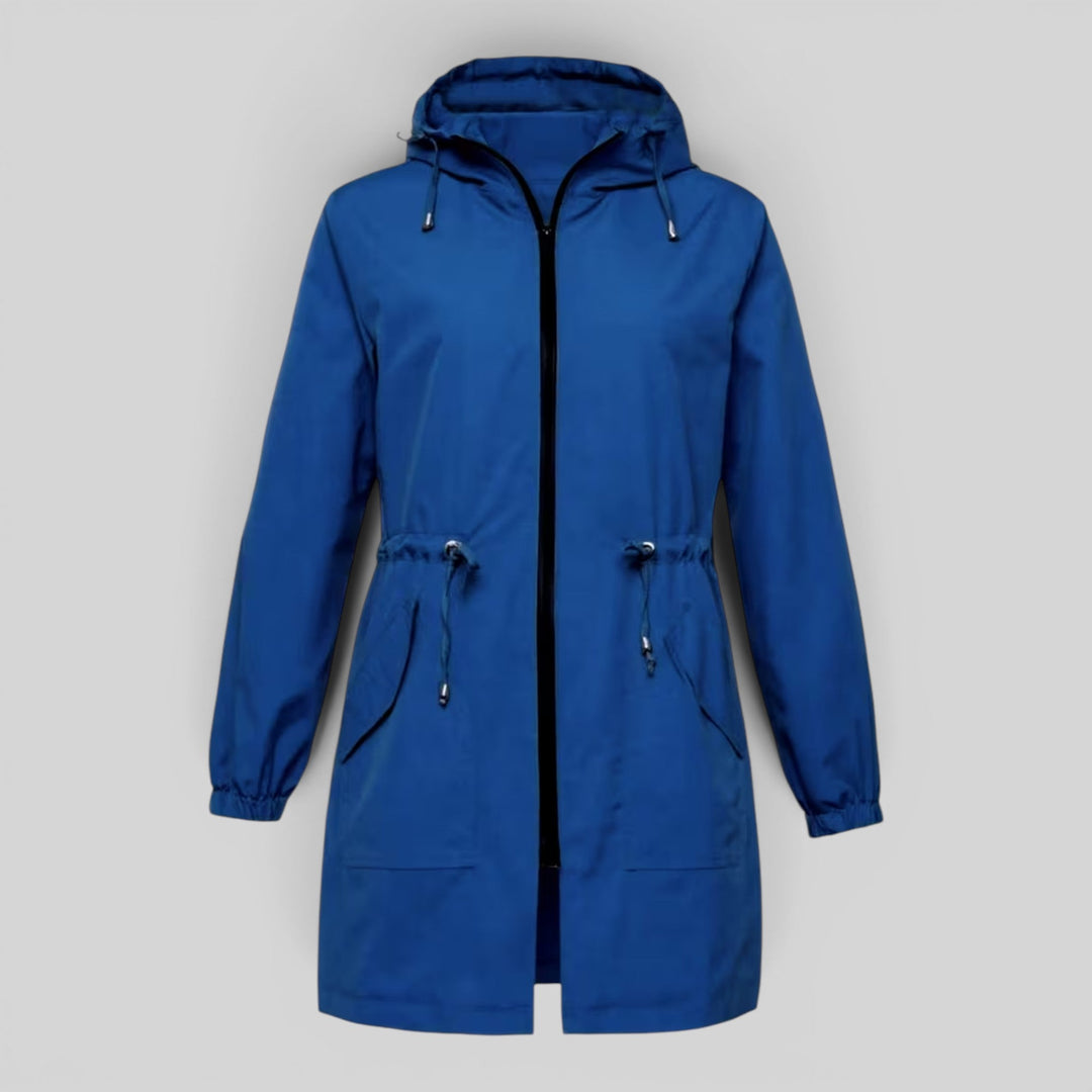 Selina | Women’s Lightweight Hooded Rain Jacket with Adjustable Waist