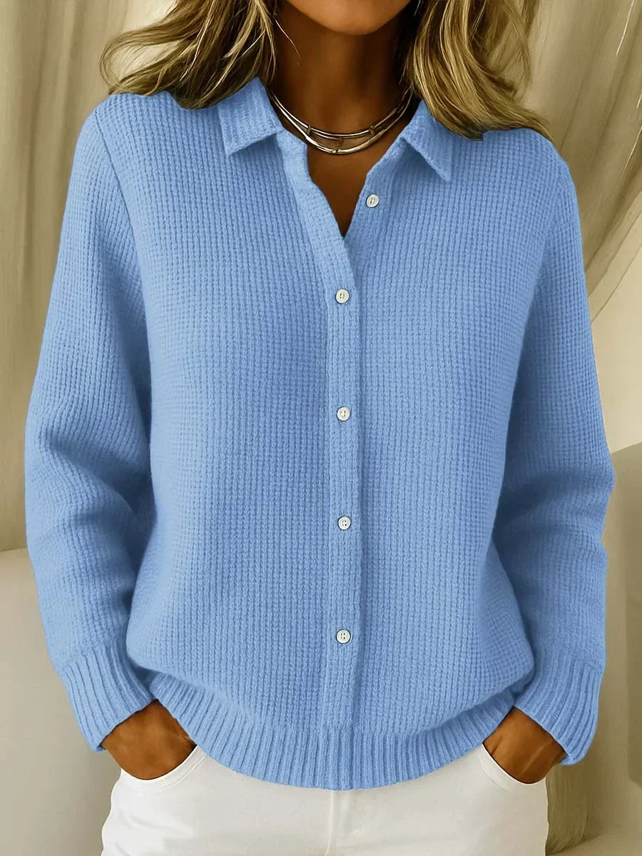 Harlow | Women’s Longline Button-Front Cardigan with Relaxed Fit
