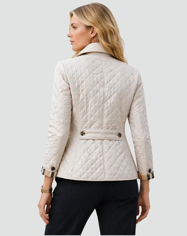 Diana | Women’s Quilted Button-Front Jacket for Fall