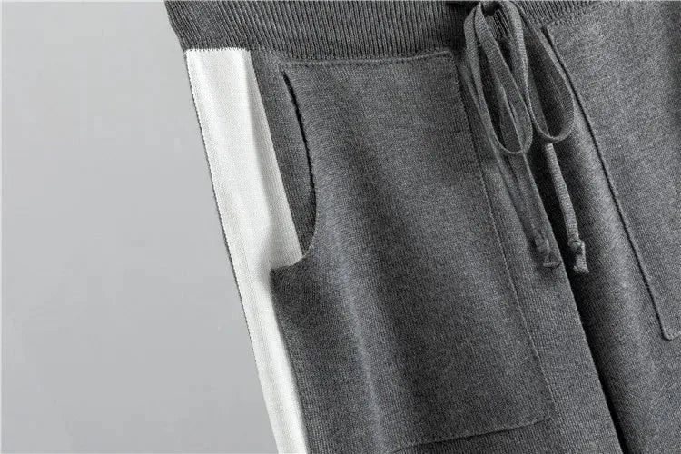Natalie | Colorblock Knit Two-Piece Comfort Set
