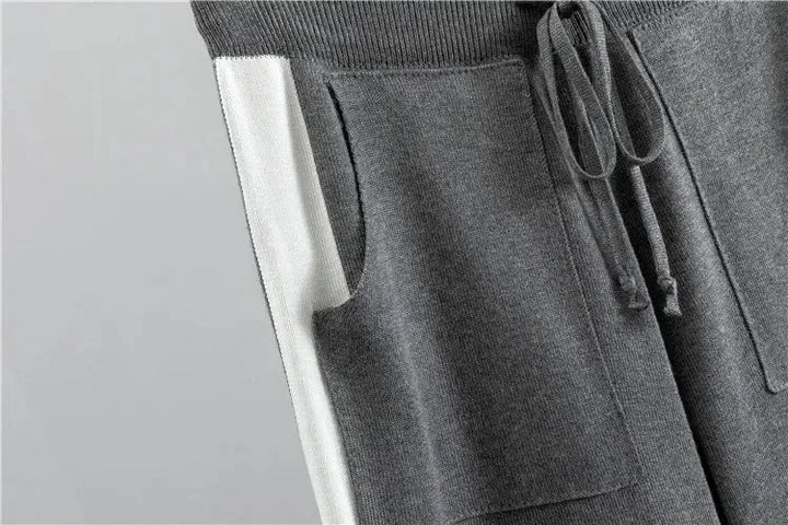 Natalie | Colorblock Knit Two-Piece Comfort Set