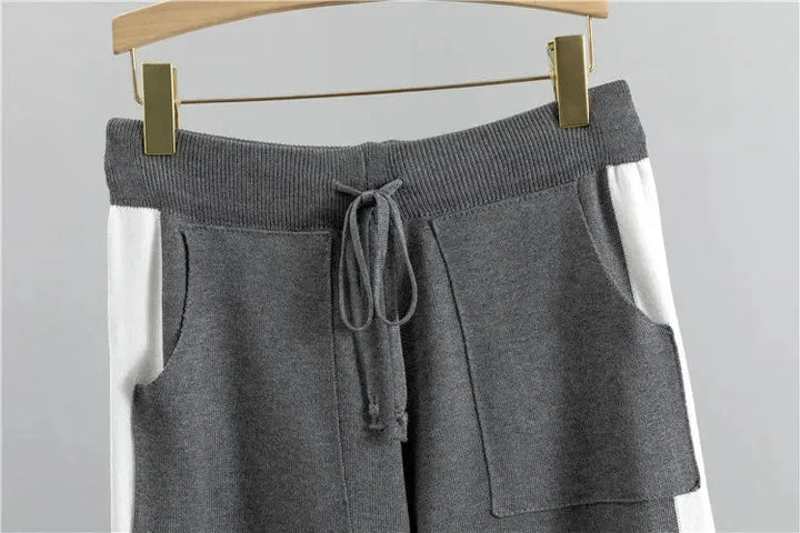 Natalie | Colorblock Knit Two-Piece Comfort Set