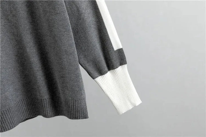 Natalie | Colorblock Knit Two-Piece Comfort Set