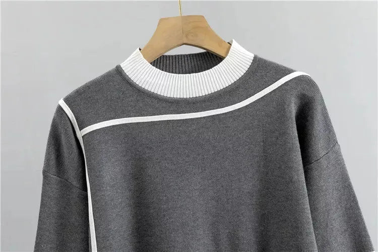 Natalie | Colorblock Knit Two-Piece Comfort Set