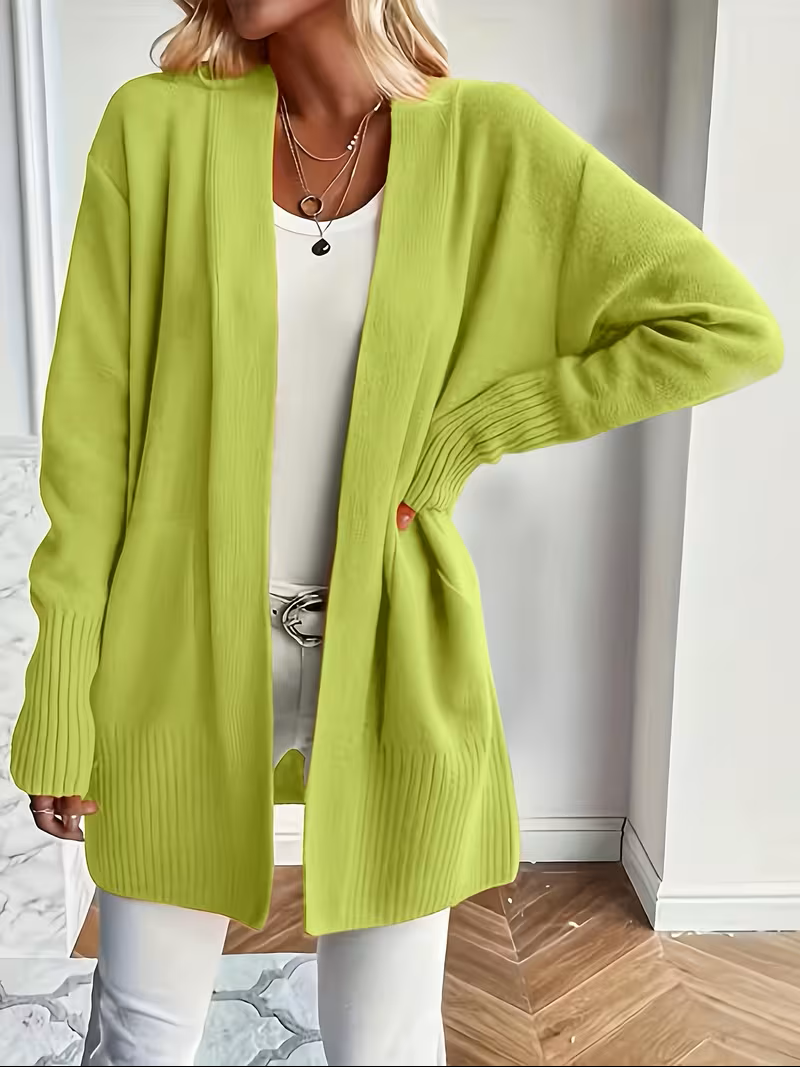 Corinne | Women’s Relaxed Open-Front Cardigan with Pockets