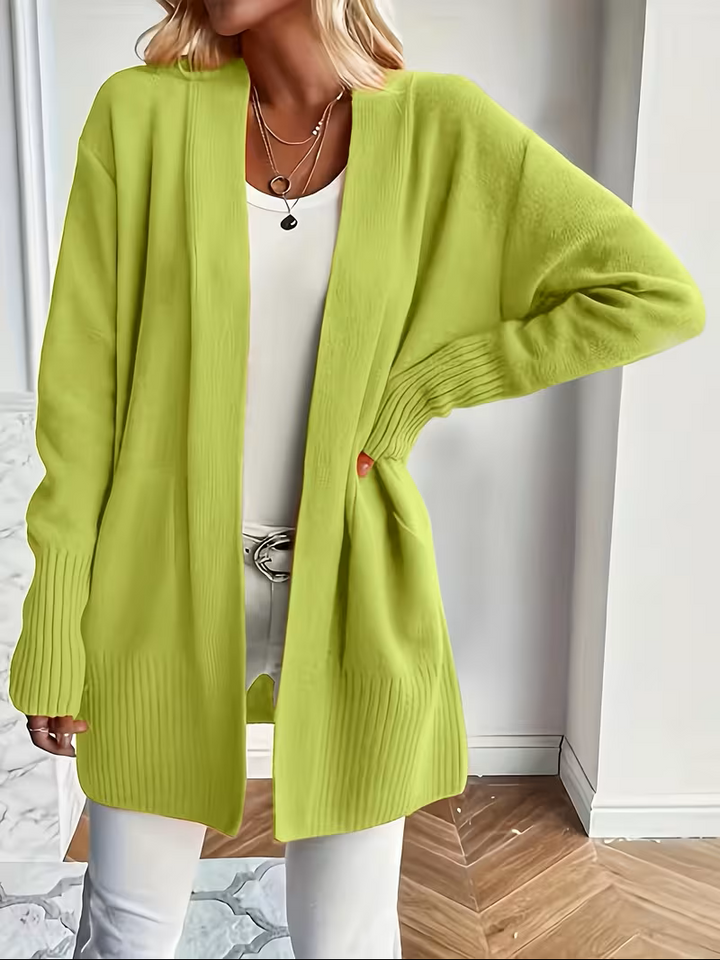 Corinne | Women’s Relaxed Open-Front Cardigan with Pockets