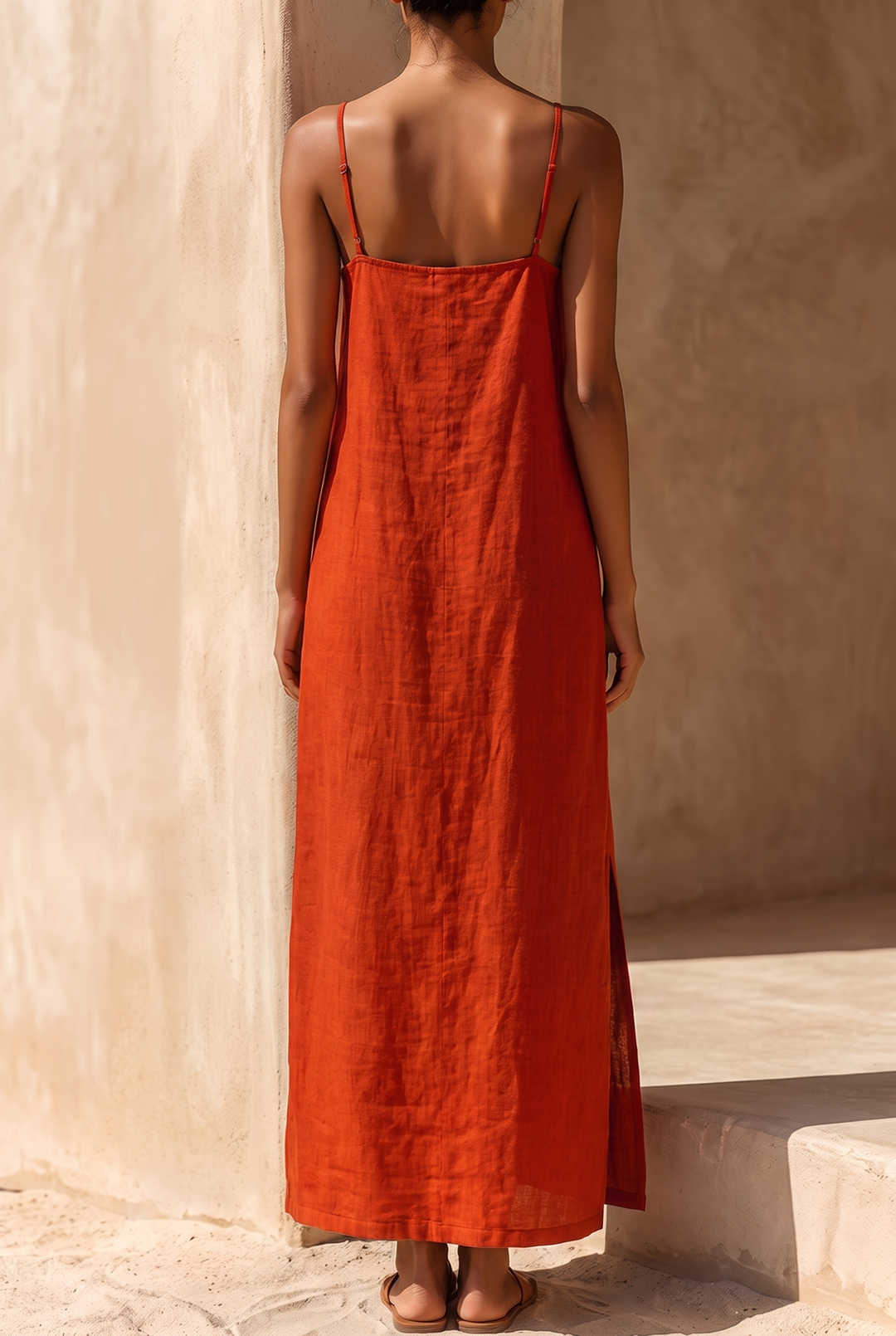 Sienna | Linen Blend Maxi Dress for Effortless Summer Style