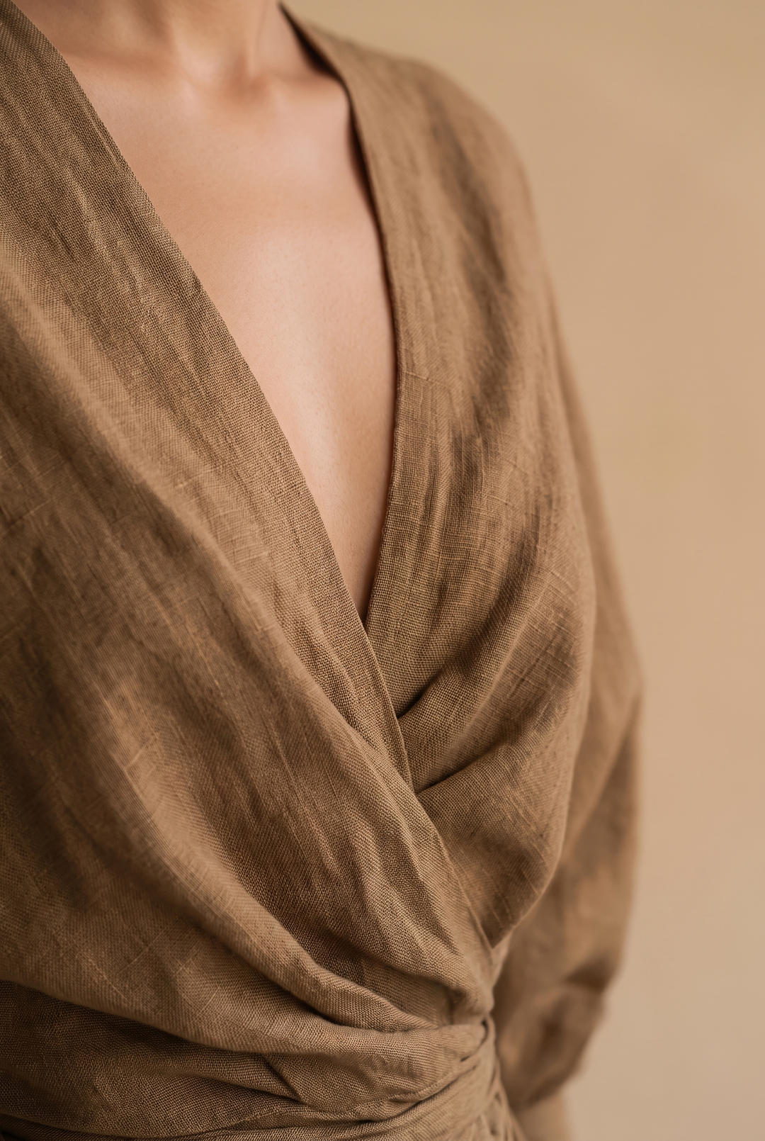 Isabelle | Linen Blend Maxi Dress for Effortless Elegance