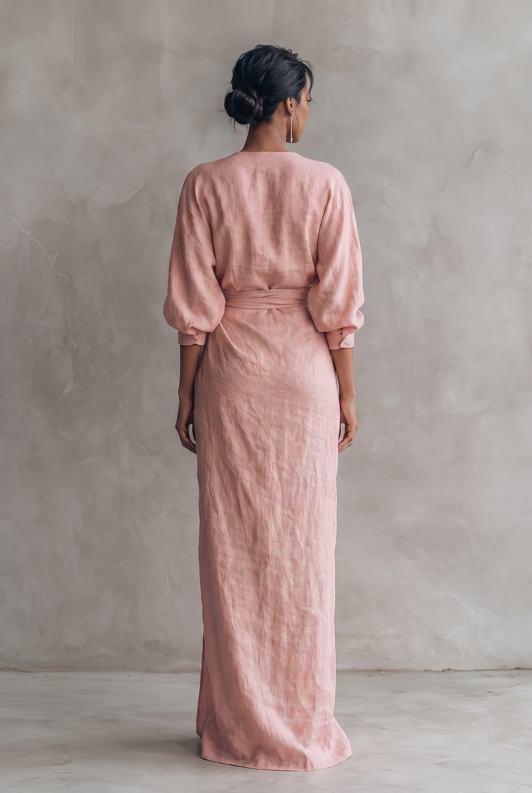 Isabelle | Linen Blend Maxi Dress for Effortless Elegance