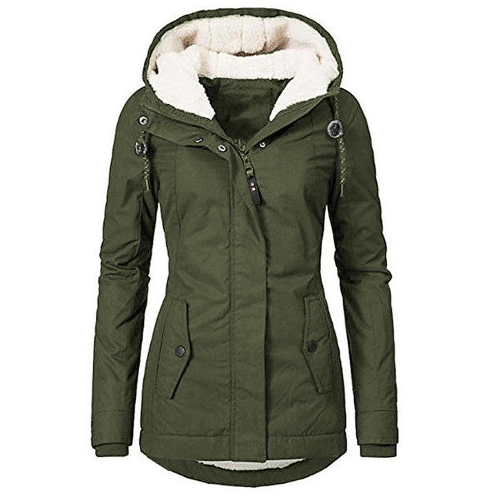 Seraphine | Quiet Sherpa Lined Winter Jacket for Women