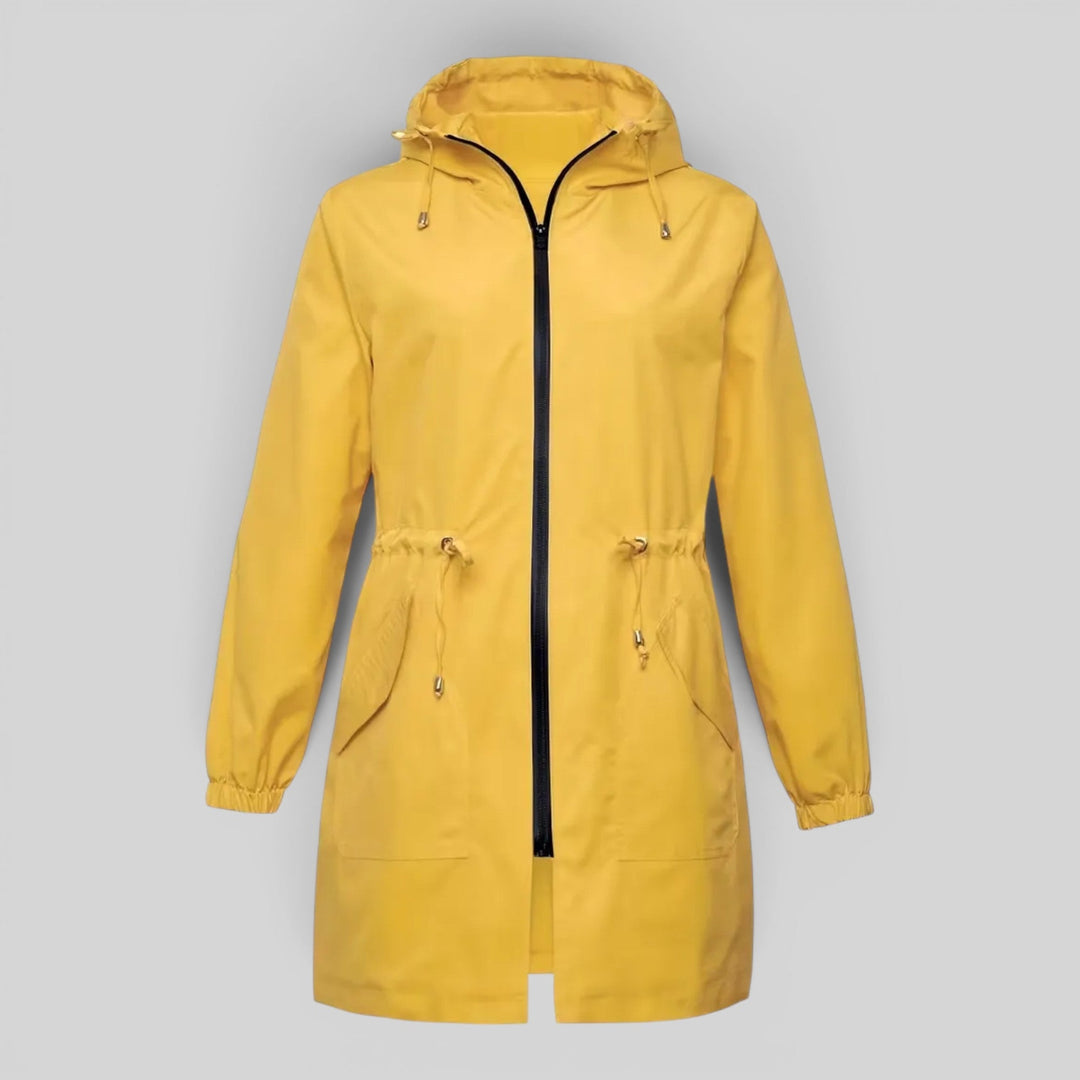 Selina | Women’s Lightweight Hooded Rain Jacket with Adjustable Waist