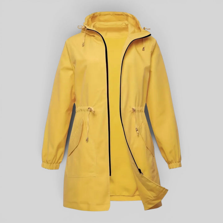 Selina | Women’s Lightweight Hooded Rain Jacket with Adjustable Waist