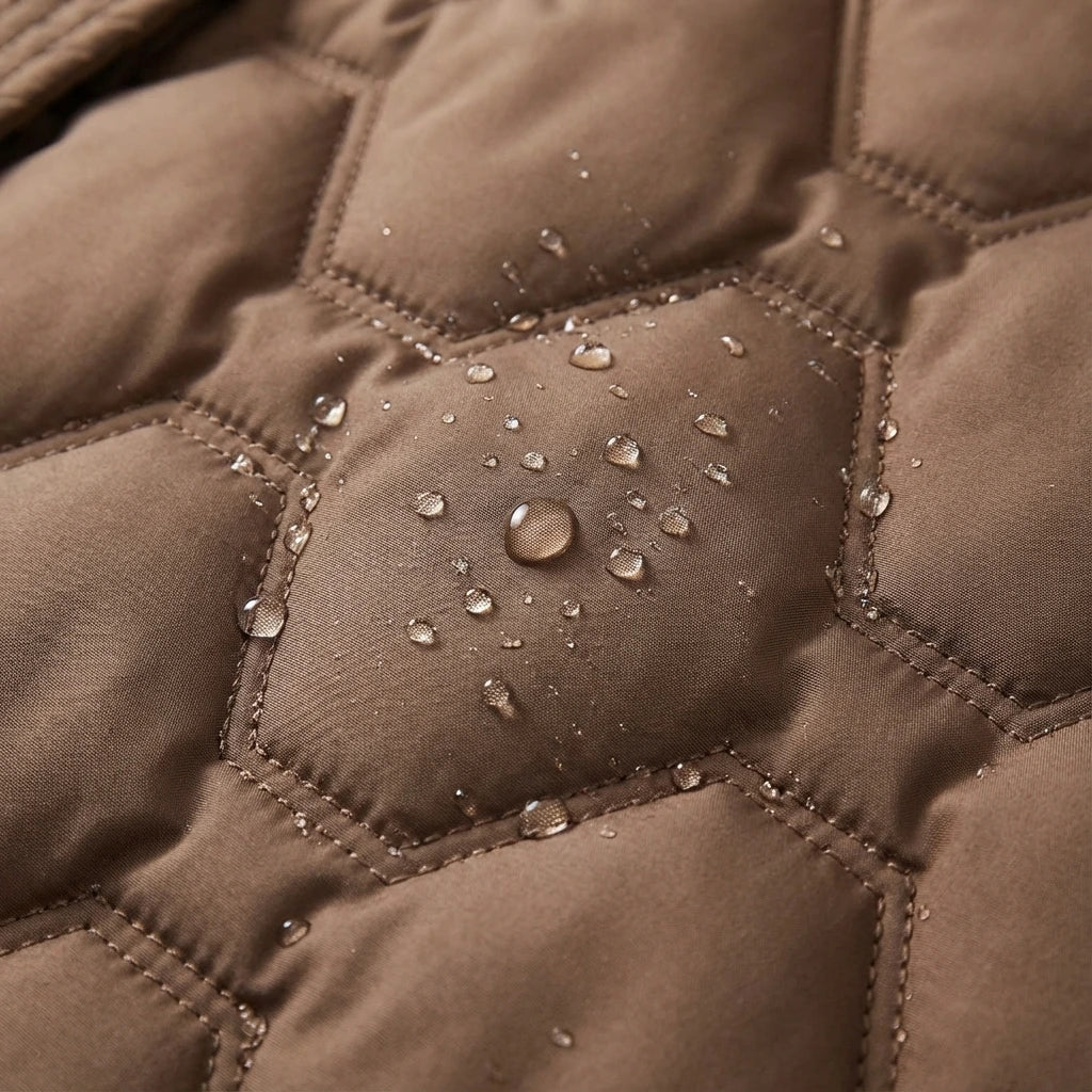 Lizza | Longline Quilted Hooded Coat for Winter