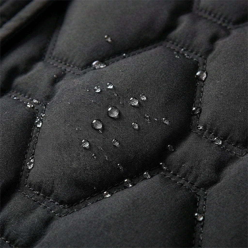 Lizza | Longline Quilted Hooded Coat for Winter