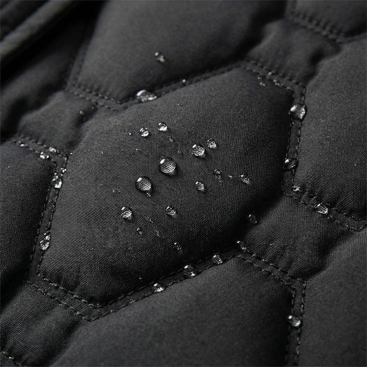 Lizza | Longline Quilted Hooded Coat for Winter