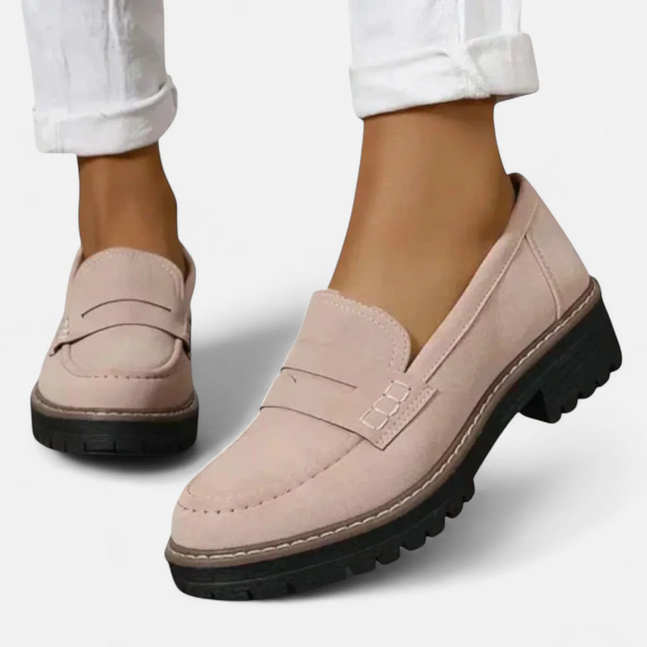 Skylar | Women’s Block Heel Slip-On Loafers