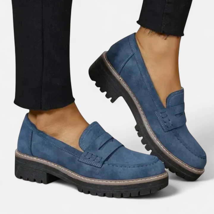 Skylar | Women’s Block Heel Slip-On Loafers