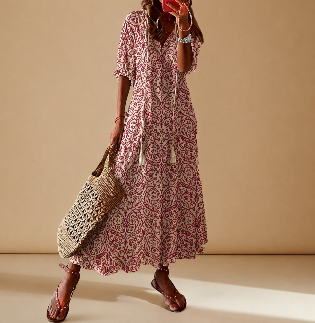 Amelia | Floral Maxi Dress for Effortless Summer Style