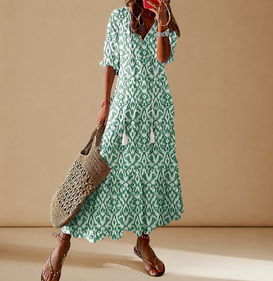 Amelia | Floral Maxi Dress for Effortless Summer Style
