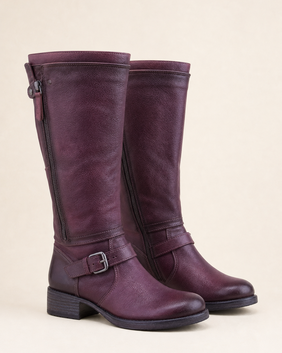 Corinne | Wide-calf Low-heel Tall Riding Boot
