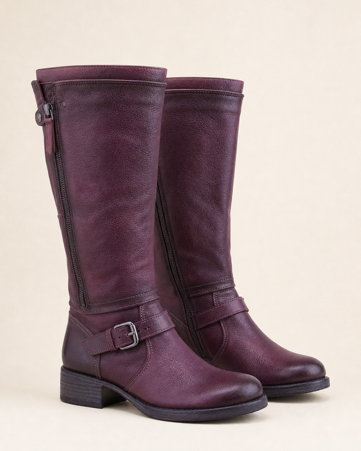 Corinne | Wide-calf Low-heel Tall Riding Boot