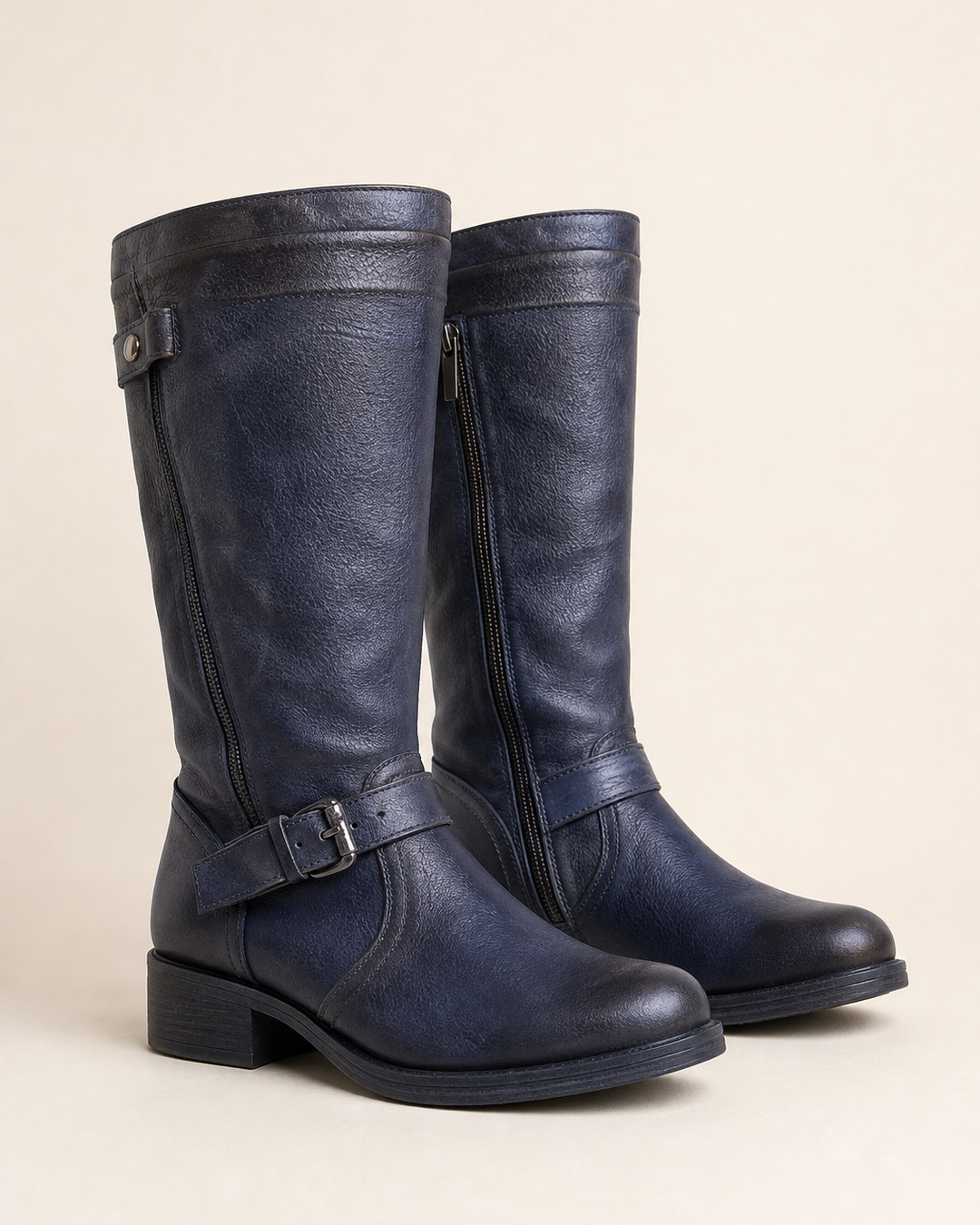 Corinne | Wide-calf Low-heel Tall Riding Boot
