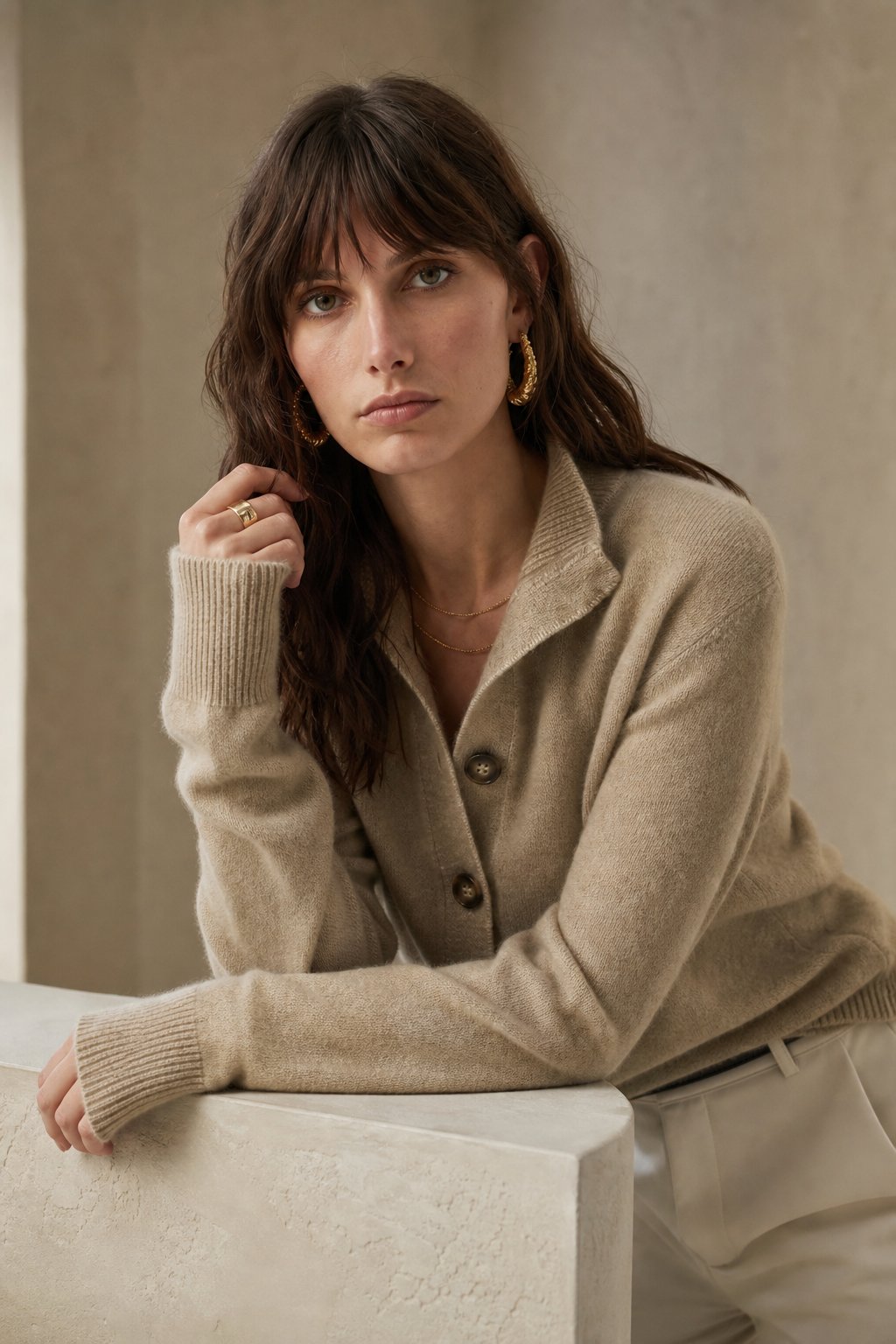 Lindsey | Classic Button-Up Cardigan