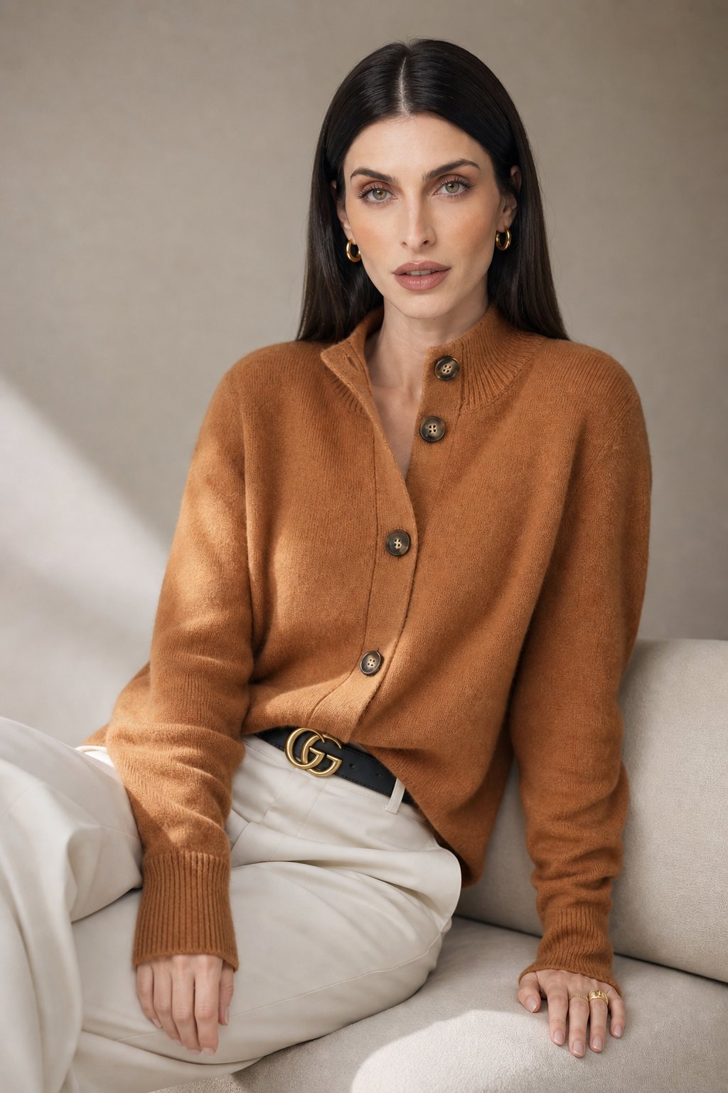 Lindsey | Classic Button-Up Cardigan