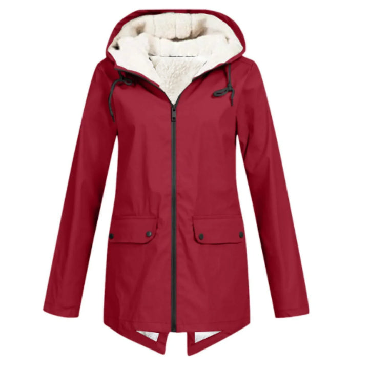 Melissa | Sherpa-Lined Hooded Jacket for Cold Weather