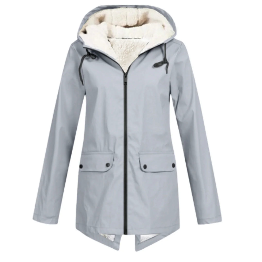 Melissa | Sherpa-Lined Hooded Jacket for Cold Weather