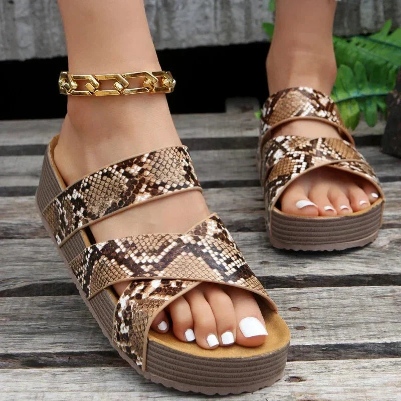 FLORE - SoftStep Braided Sandals