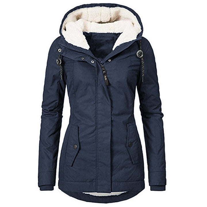 Seraphine | Quiet Sherpa Lined Winter Jacket for Women