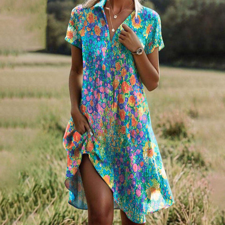Willow | Floral Midi Dress for Effortless Summer Style