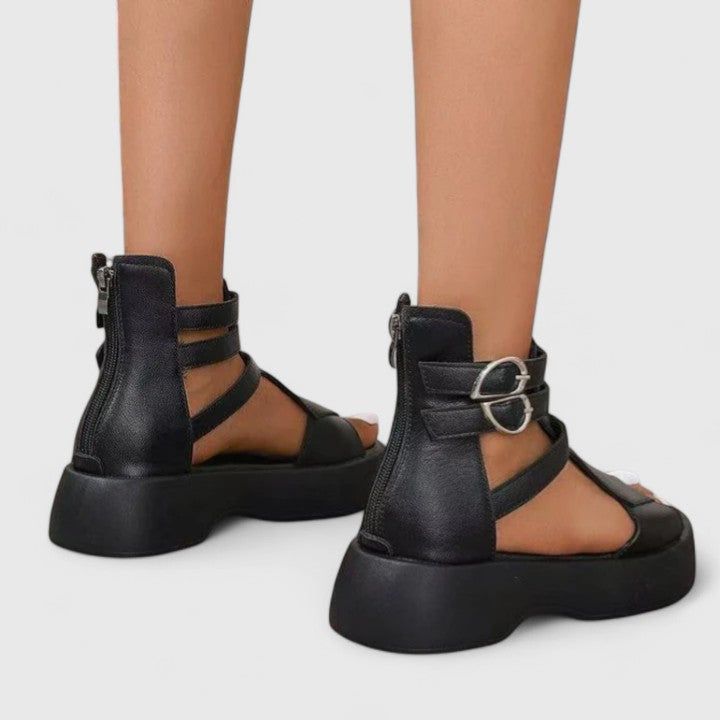 Ivana | Platform Comfort Sandals with Adjustable Straps