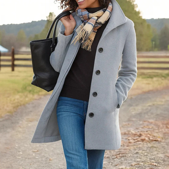 Daphne | Classic Button-Front Coat