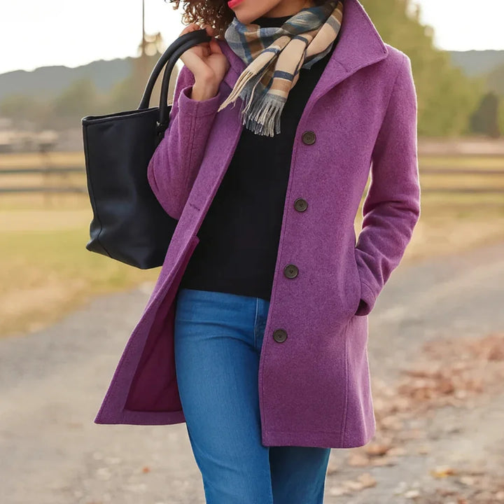 Daphne | Classic Button-Front Coat