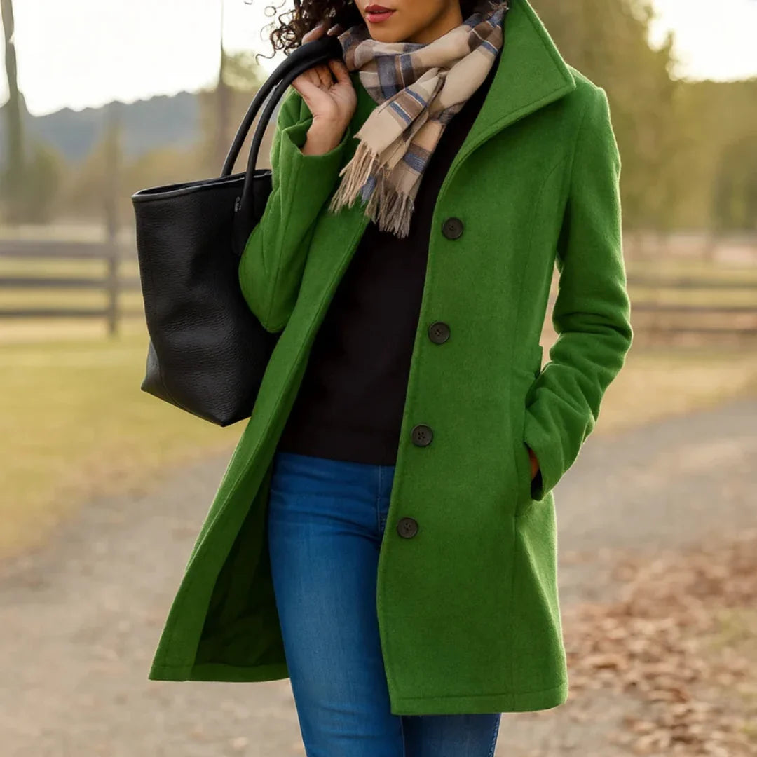 Daphne | Classic Button-Front Coat