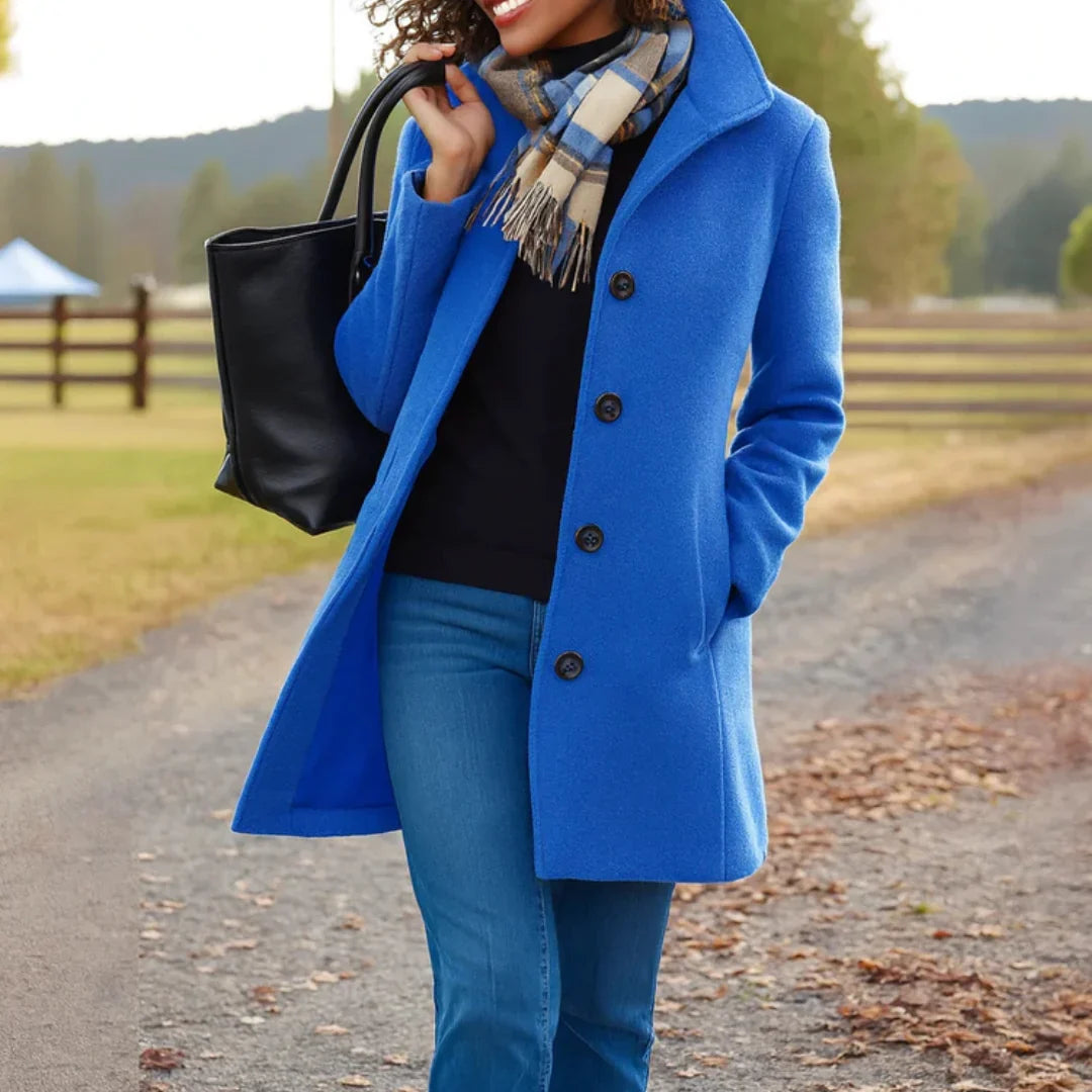 Daphne | Classic Button-Front Coat