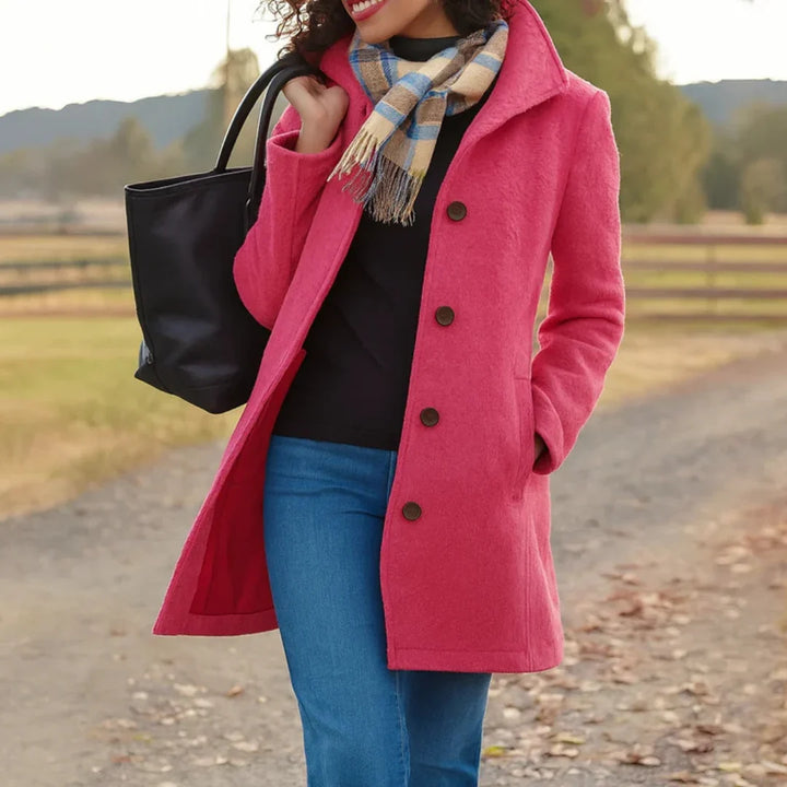 Daphne | Classic Button-Front Coat