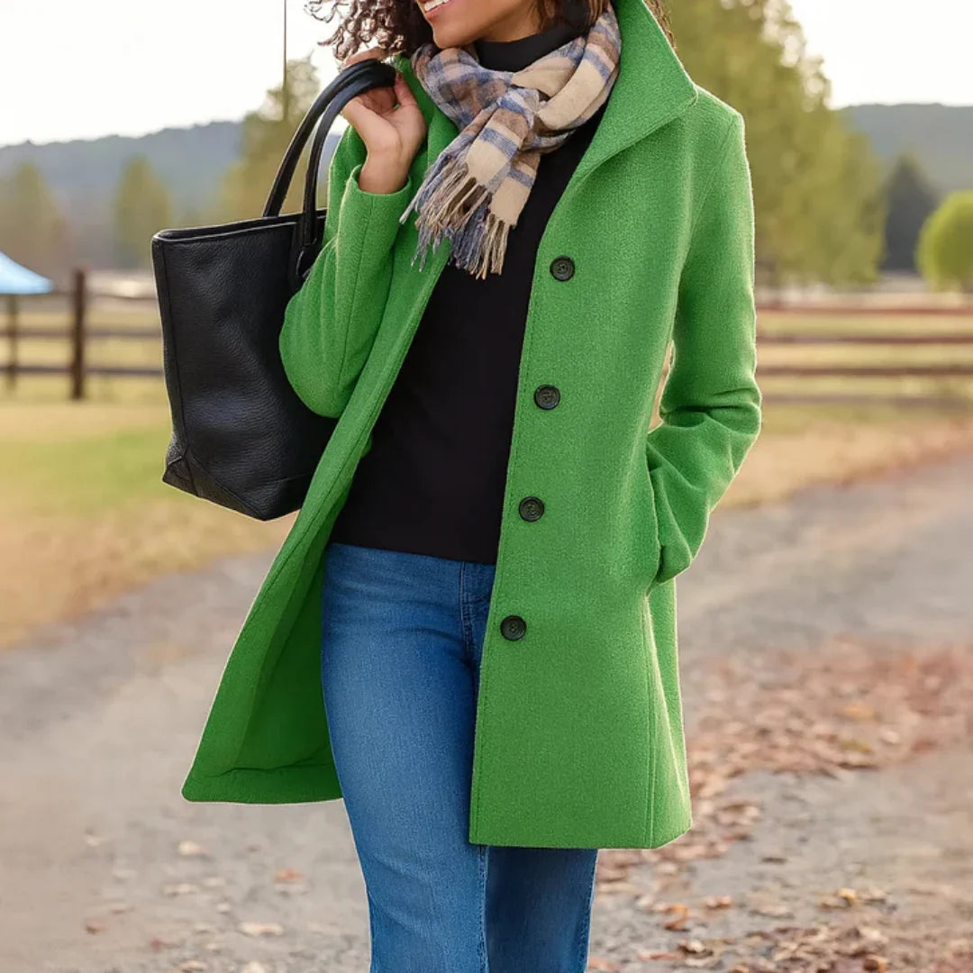 Daphne | Classic Button-Front Coat