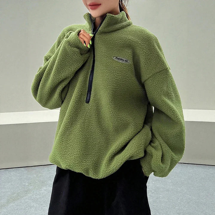 Pippa | Women’s Sherpa Fleece Half-Zip Pullover