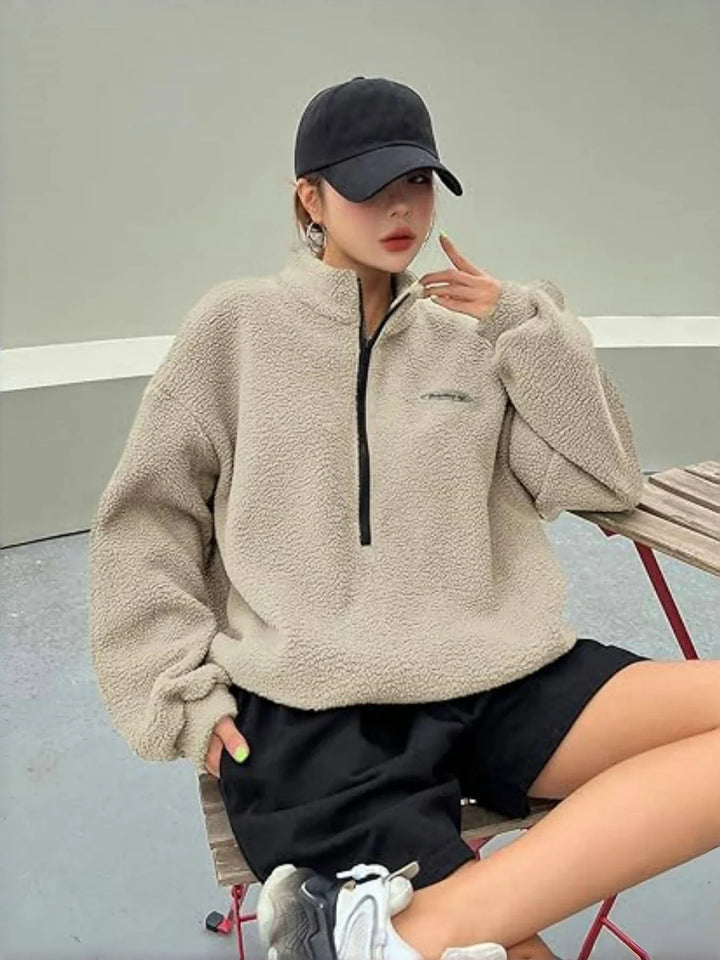 Pippa | Women’s Sherpa Fleece Half-Zip Pullover
