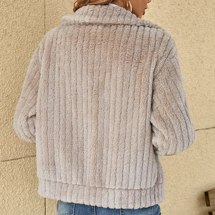 Camille | Soft Textured Zip-Up Jacket