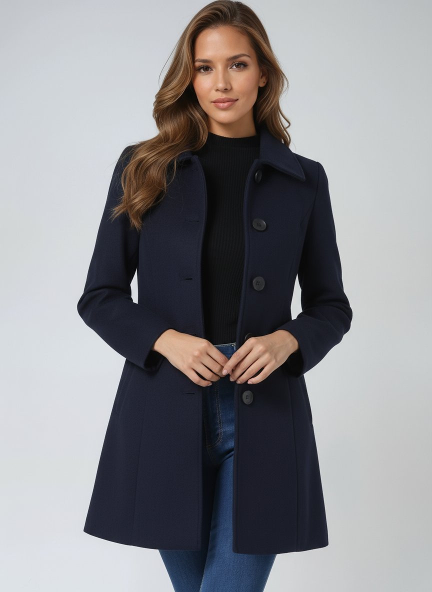 Lucille | Structured Midi Winter Coat