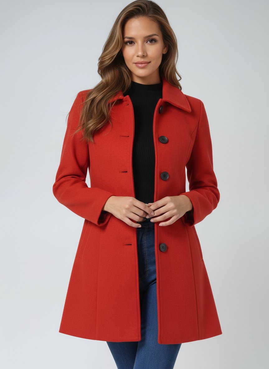 Lucille | Structured Midi Winter Coat