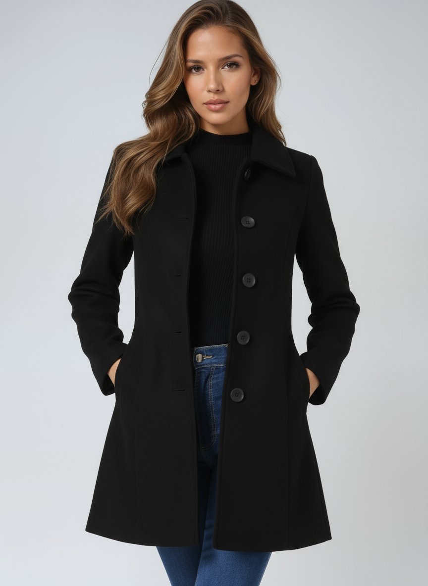 Lucille | Structured Midi Winter Coat