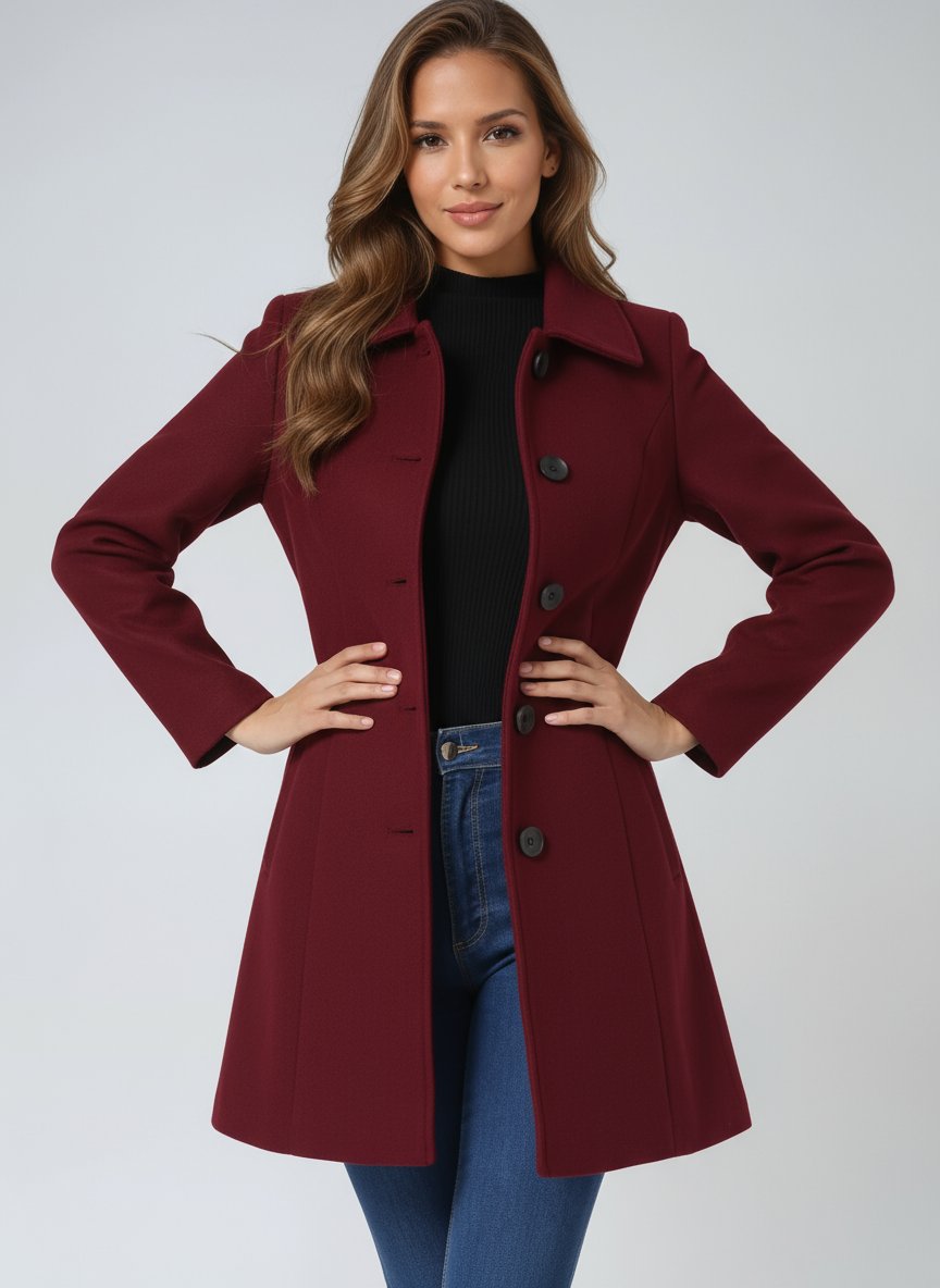 Lucille | Structured Midi Winter Coat